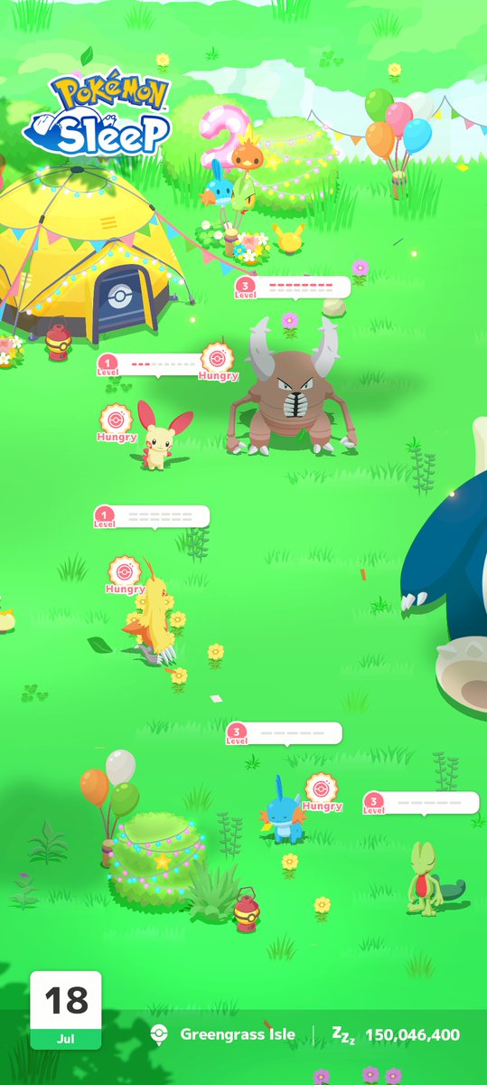 H0rizonInverted's tweet image. #PokemonSleep2nd feeling lucky