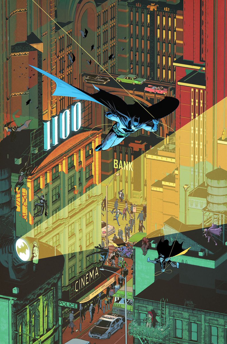 TomTaylorMade's tweet image. How many characters can you spot in our cover to the milestone Detective Comics #1100?
Take a bow, @mikeljanin.