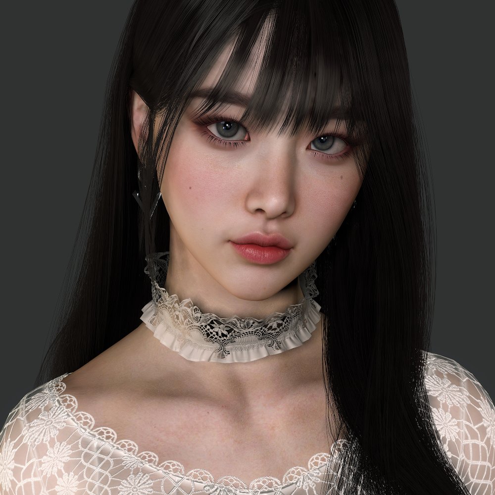 MonsterShinkai's tweet photo. Just a portrait. #virtamate #vam #3D #3DCG https://t.co/DjtDomTm1I
