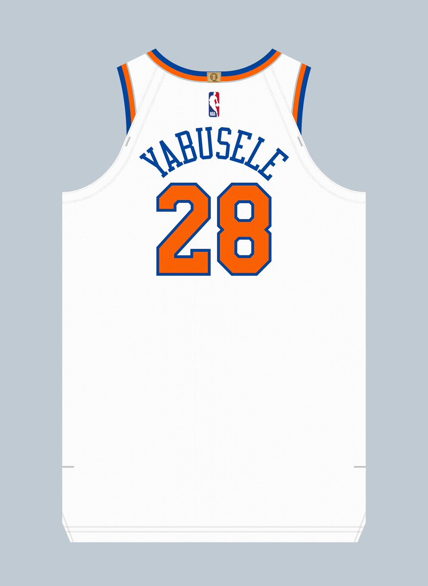 EtienneCatalan's tweet image. Guerschon Yabusele (@yabusele28) will wear No. 28 for the #Knicks. Number last worn by Andrew Lang in 2000. #NBA