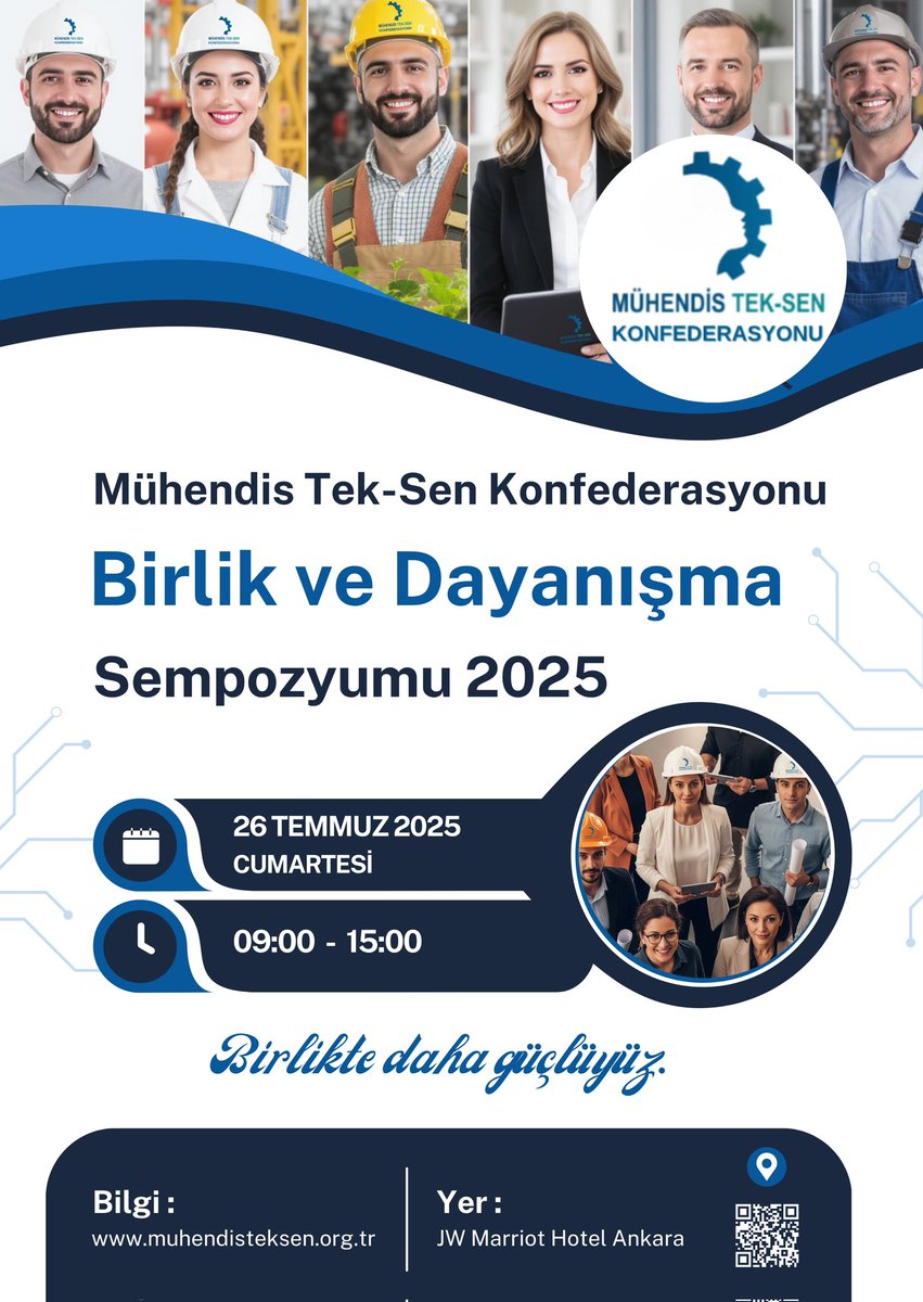 MÜHENDİS TEK-SEN ULAŞIM (@muhteksenulasim) on Twitter photo Mücadelemize ivme kazandırmak ve mesleğimizin onuru için çıkmış olduğumuz yolda haklı taleplerimizi dile getirmek için <a href="/MuhTekSen_Konf/">Mühendis Tek-Sen Konfederasyonu</a> çatısı altında yapacağımız BİRLİK VE DAYANIŞMA SEMPOZYUMUNA meslektaşlarımızı bekliyoruz.
HEP BİRLİKTE DAHA GÜÇLÜ YARINLARA!
<a href="/MuhTekSenUlasim/">MÜHENDİS TEK-SEN ULAŞIM</a> Mücadelemize ivme kazandırmak ve mesleğimizin onuru için çıkmış olduğumuz yolda haklı taleplerimizi dile getirmek için <a href="/MuhTekSen_Konf/">Mühendis Tek-Sen Konfederasyonu</a> çatısı altında yapacağımız BİRLİK VE DAYANIŞMA SEMPOZYUMUNA meslektaşlarımızı bekliyoruz.
HEP BİRLİKTE DAHA GÜÇLÜ YARINLARA!
<a href="/MuhTekSenUlasim/">MÜHENDİS TEK-SEN ULAŞIM</a>