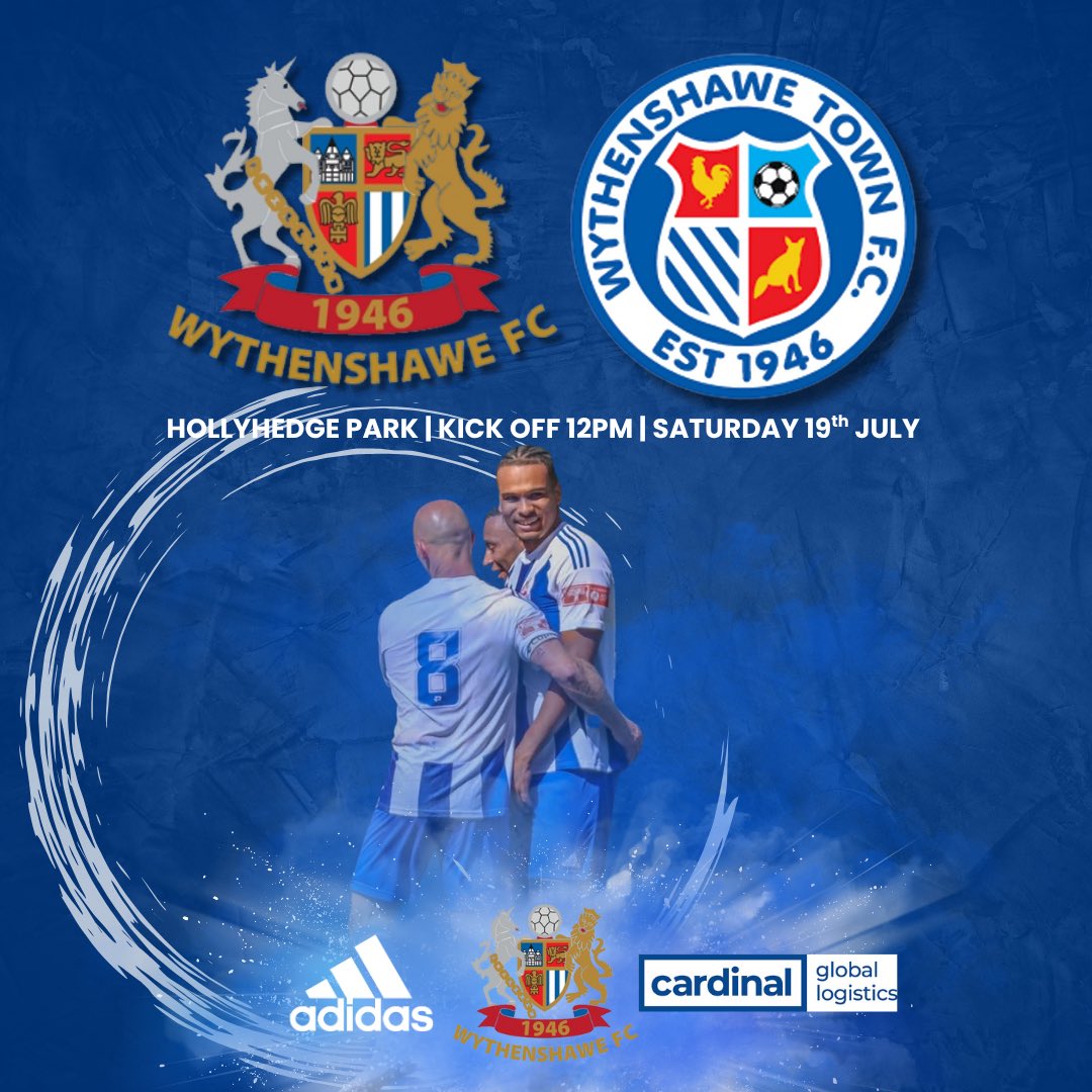 It’s Matchday…

Saturday in M22! Get down to Hollyhedge Park as we look to make it 5/5! 

⏰ 12PM
🎟️ Adults £7, Concessions / 16-19 &amp; Students £4, Under 16 FREE - Pay on the gate
📍 Hollyhedge Park, Wythenshawe, M22 4US

See you soon Ammies👋🏼

#Wythenshawe #UpTheAmmies 🔵⚪️