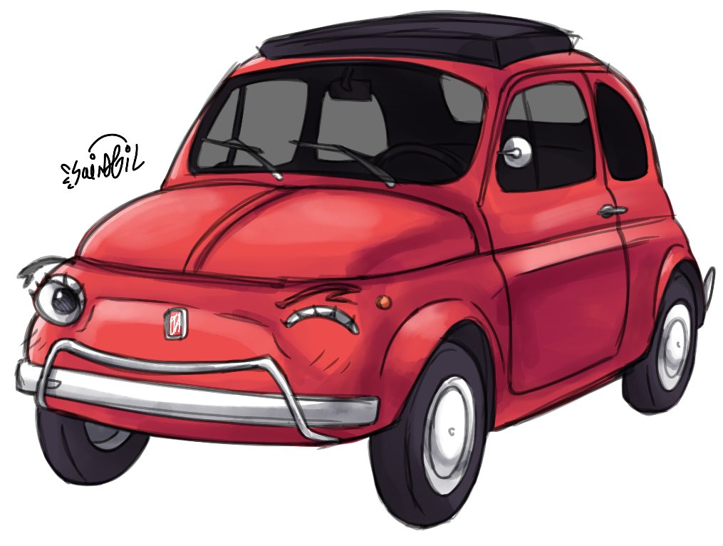 Art fight attack #9 (1969 Fiat 500L)