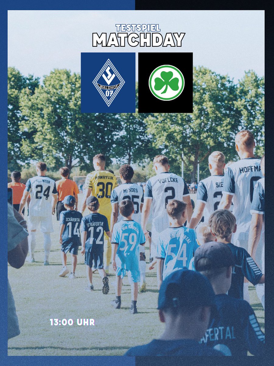 Testspiel-Matchday  🙌🏼
Das Spiel wird ab 13:00 Uhr auf dem YouTube-Account von Greuther Fürth übertragen 🤝🏼
_____________
#svw07 #SVWinLeogang