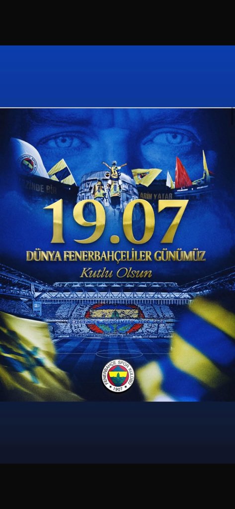 FenerliCemal's tweet photo. 💛💙Fenerbahçe varsa,   Umut hep var! 💛💙 https://t.co/kPU09eXqad