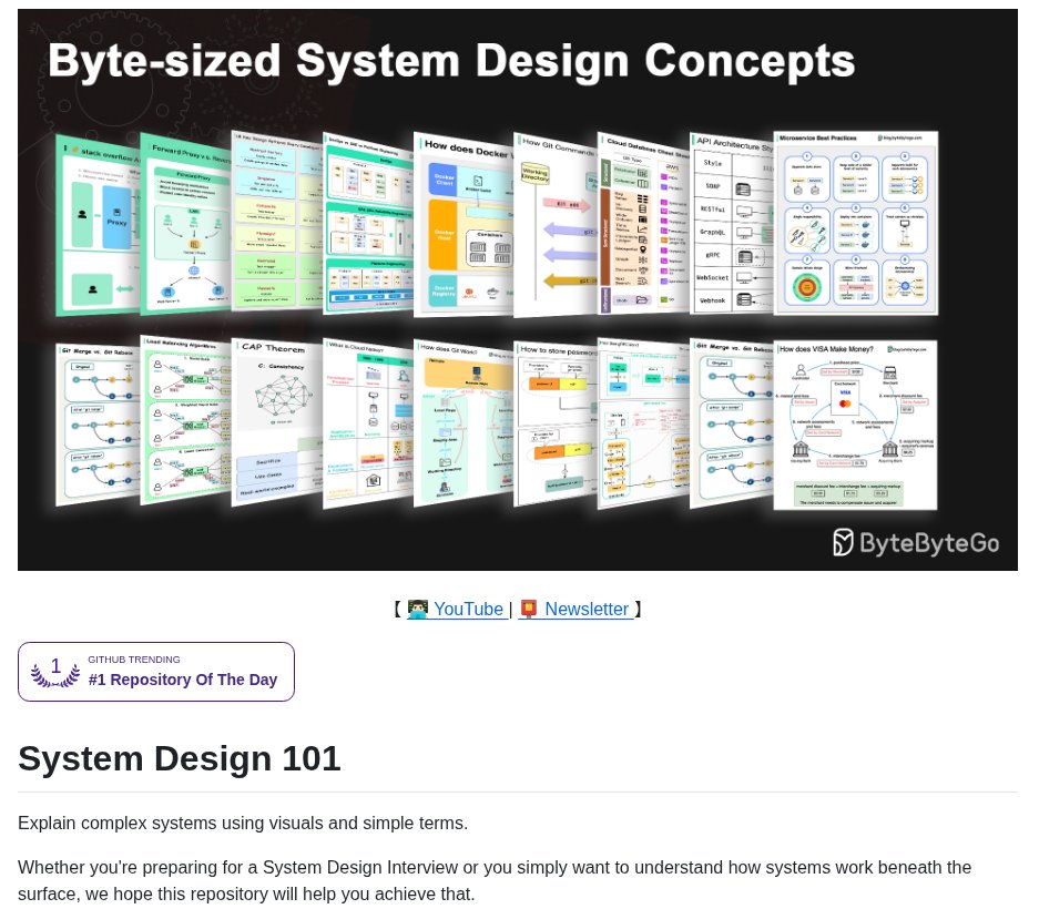 tom_doerr's tweet image. system design concepts explained with visuals