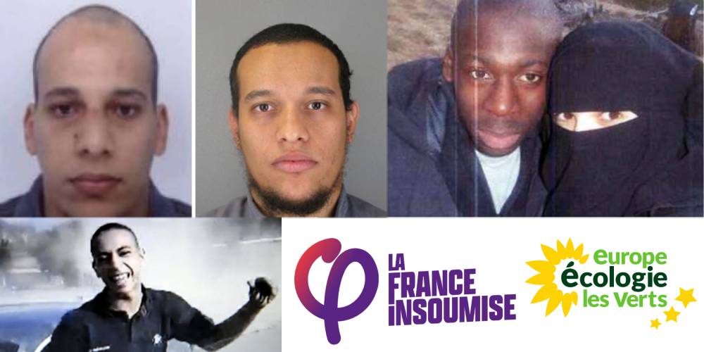 Jean-Seb Desmarets (@_jeanseb_) on Twitter photo Les frères Chérif & Saïd #Kouachi, Amedy #Coulibaly, Mohammed #Merah...Tout comme Georges Ibrahim #Abdallah, sans doute, des militants pour la <a href="/FranceInsoumise/">La France insoumise</a> de <a href="/JLMelenchon/">Jean-Luc Mélenchon</a> <a href="/Portes_Thomas/">Thomas Portes</a> <a href="/RimaHas/">Rima Hassan</a>... & pour <a href="/EELV/">Les Écologistes - EELV</a> de <a href="/marinetondelier/">Marine Tondelier</a> !
#Attentats #Paris #CharlieHebdo #Victimes Les frères Chérif & Saïd #Kouachi, Amedy #Coulibaly, Mohammed #Merah...Tout comme Georges Ibrahim #Abdallah, sans doute, des militants pour la <a href="/FranceInsoumise/">La France insoumise</a> de <a href="/JLMelenchon/">Jean-Luc Mélenchon</a> <a href="/Portes_Thomas/">Thomas Portes</a> <a href="/RimaHas/">Rima Hassan</a>... & pour <a href="/EELV/">Les Écologistes - EELV</a> de <a href="/marinetondelier/">Marine Tondelier</a> !
#Attentats #Paris #CharlieHebdo #Victimes