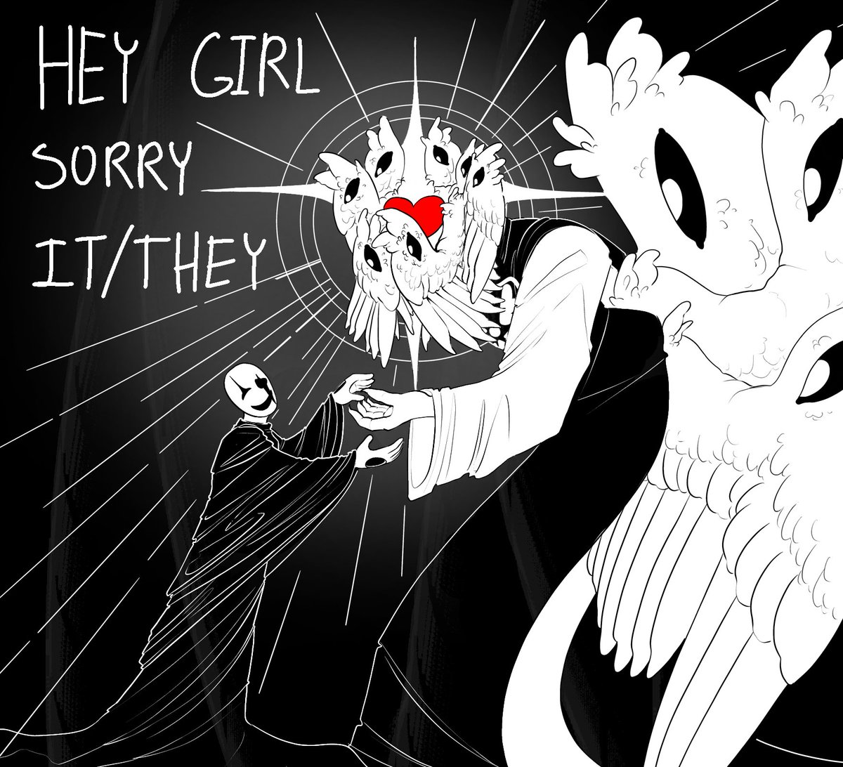 Spaghettiforpap's tweet image. gaster’s 5th dimensional waifu #deltarune #corestrings