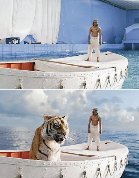 Behind the Scenes Magic of Iconic Films - A Thread🧵

1. Life of Pi (2012)