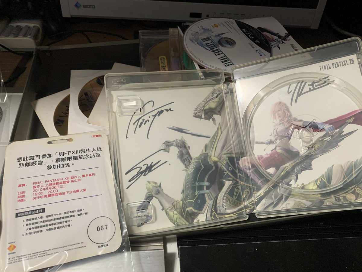 HI_Ricky's tweet image. For Sale
Final Fantasy XIII signature Cover
include inventions card
EUR 1000 + shipping