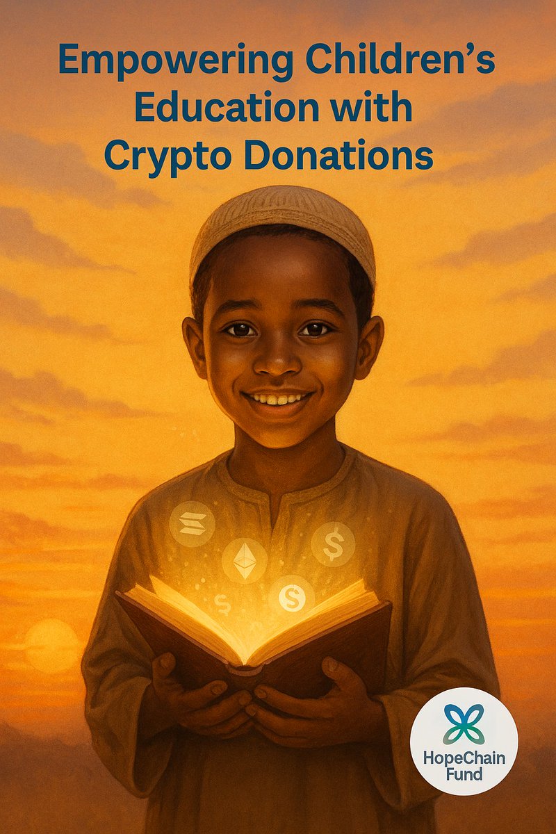 Hopecheindfund's tweet photo. Hey @cottonxbt 👋
Thanks for the follow!
We’re building HopeChain Fund — a Web3-native, crypto-powered education fund for kids who can’t afford school.
Powered by $SOL, $ETH &amp; $USDC.
Even a RT could help us reach our first donors. 💙 https://t.co/Dax0UF1AA6