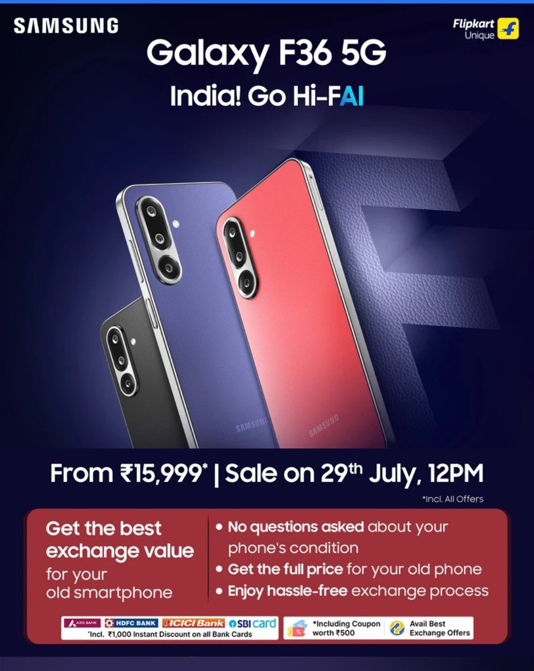 Samsung Galaxy F36 5G Launched