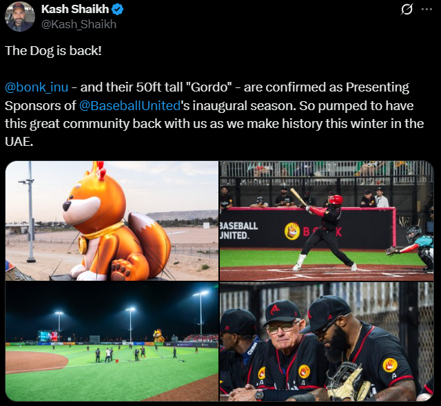 0xWave's tweet photo. Posted from the CEO of baseballunited

Haven't seen this Bonk news posted anywhere else yet https://t.co/hqdEbgn9VU