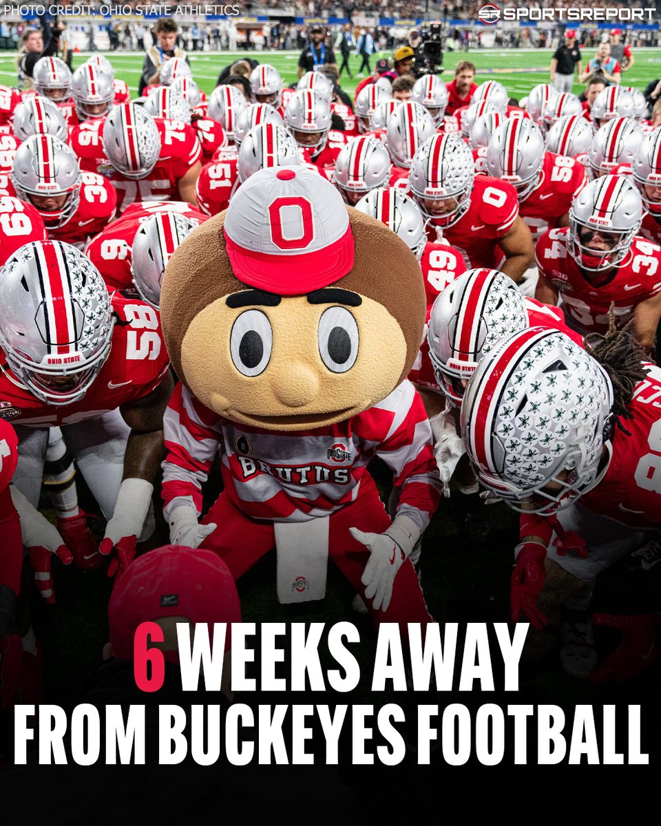 Only 6 weeks until Ohio State football! 💥
