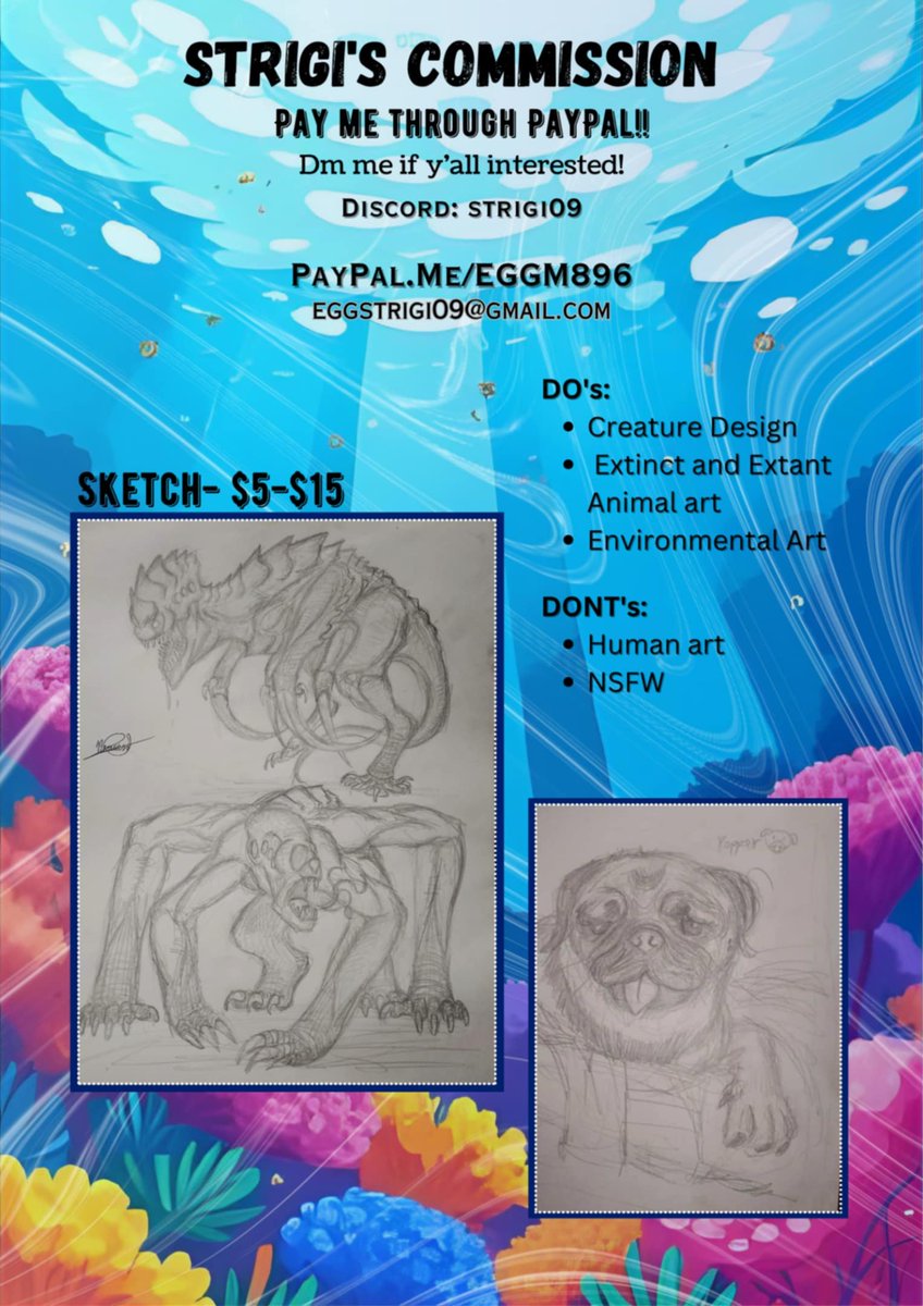 john_bernasol's tweet image. New Commission sheet!! And a digital art commission in collaboration with my Girlfriend!! Dm me if y'all are interested :3)