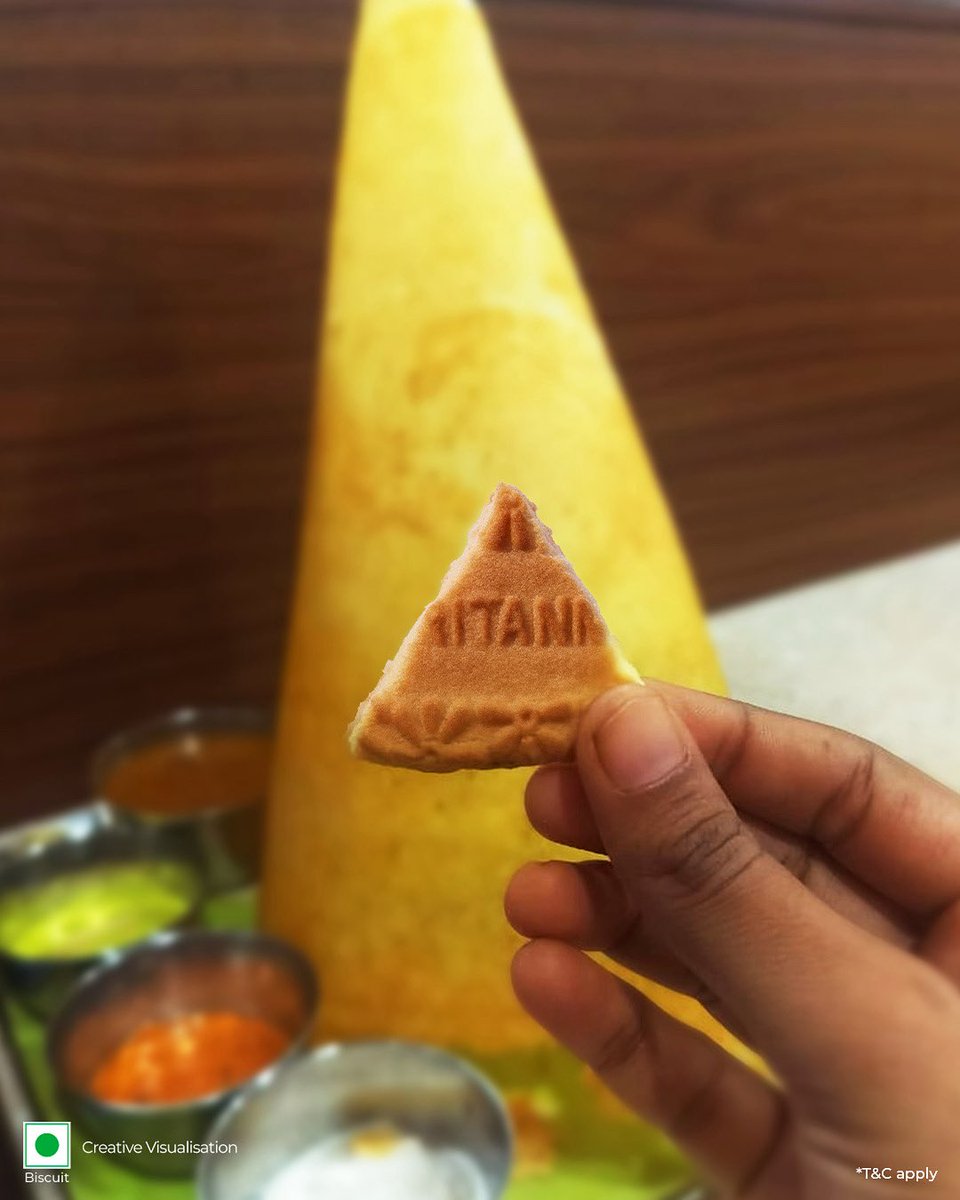 Britannia Milk Bikis (@milkbikisindia) on Twitter photo Time to prove you’re the biggest Cone Dosa piriyar.
Can you make a Cone dosai out of a Biki? If yes, we will give you our crowd favourite CONE DOSAI for FREE.
DM us your creation or post it and tag <a href="/MilkBikisIndia/">Britannia Milk Bikis</a> & <a href="/A2BRestaurant/">Adyar Ananda Bhavan</a> to stand a chance to win free dosai
#Contest Time to prove you’re the biggest Cone Dosa piriyar.
Can you make a Cone dosai out of a Biki? If yes, we will give you our crowd favourite CONE DOSAI for FREE.
DM us your creation or post it and tag <a href="/MilkBikisIndia/">Britannia Milk Bikis</a> & <a href="/A2BRestaurant/">Adyar Ananda Bhavan</a> to stand a chance to win free dosai
#Contest