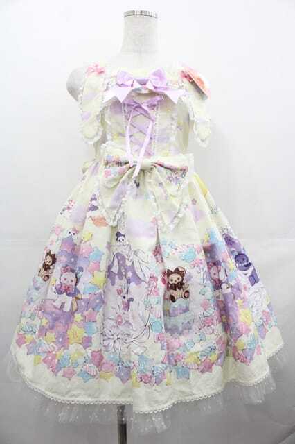 くみゃちゃんのKira★Kira Sweets Halloween柄ジャンスカⅠ Kumya's Kira ☆ Kira Sweets Halloween JSK I by Baby, the Stars