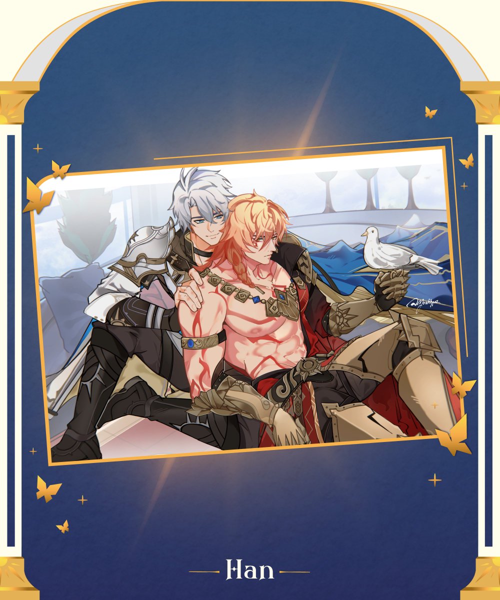 phaideizine's tweet image. 🌟 Artist Introduction ⊹₊ Han 🌟
Phainon + Mydei: frequently purchased together 🙂↕️ Please welcome our next NSFW page artist, Han (@muzhhart) — who will be drawing them very 'close' together indeed 😼