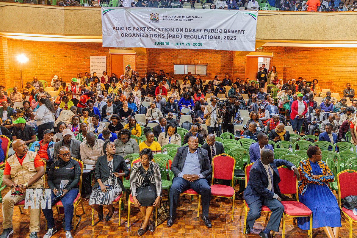 PBO_RA's tweet image. Consultants from C&K Advocates LLP take PBO stakeholders through the Draft PBO Regulations, 2025 during a Public Participation forum at Nairobi's Ufungamano House Hall, on July 18, 2025. ^RC #PBORegulations2025