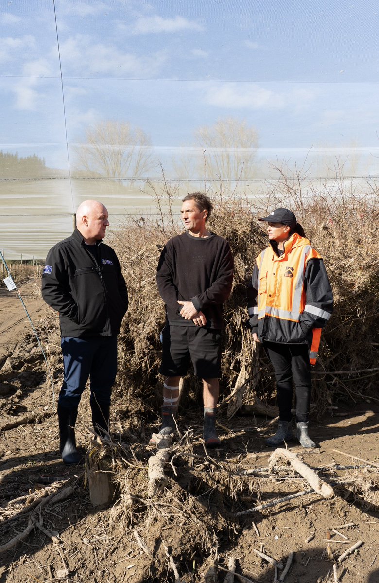 chrisluxonmp's tweet image. Today I saw first-hand the significant impact the Nelson Tasman region floods has had on families and businesses.
So I was pleased to announce that in addition to a $600,000 support package, we’re funding a new weather radar for the region, which plays an incredibly important…