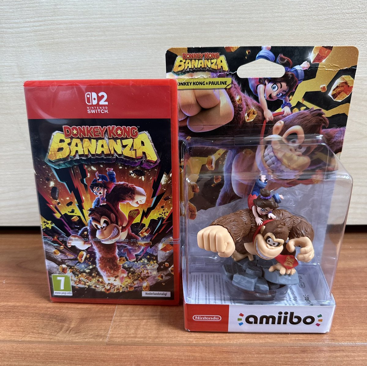 Aan de slag met #DonkeyKongBananza !Dit is tegelijkertijd mijn eerste fysieke switch 2 game.🦍🍌🍌