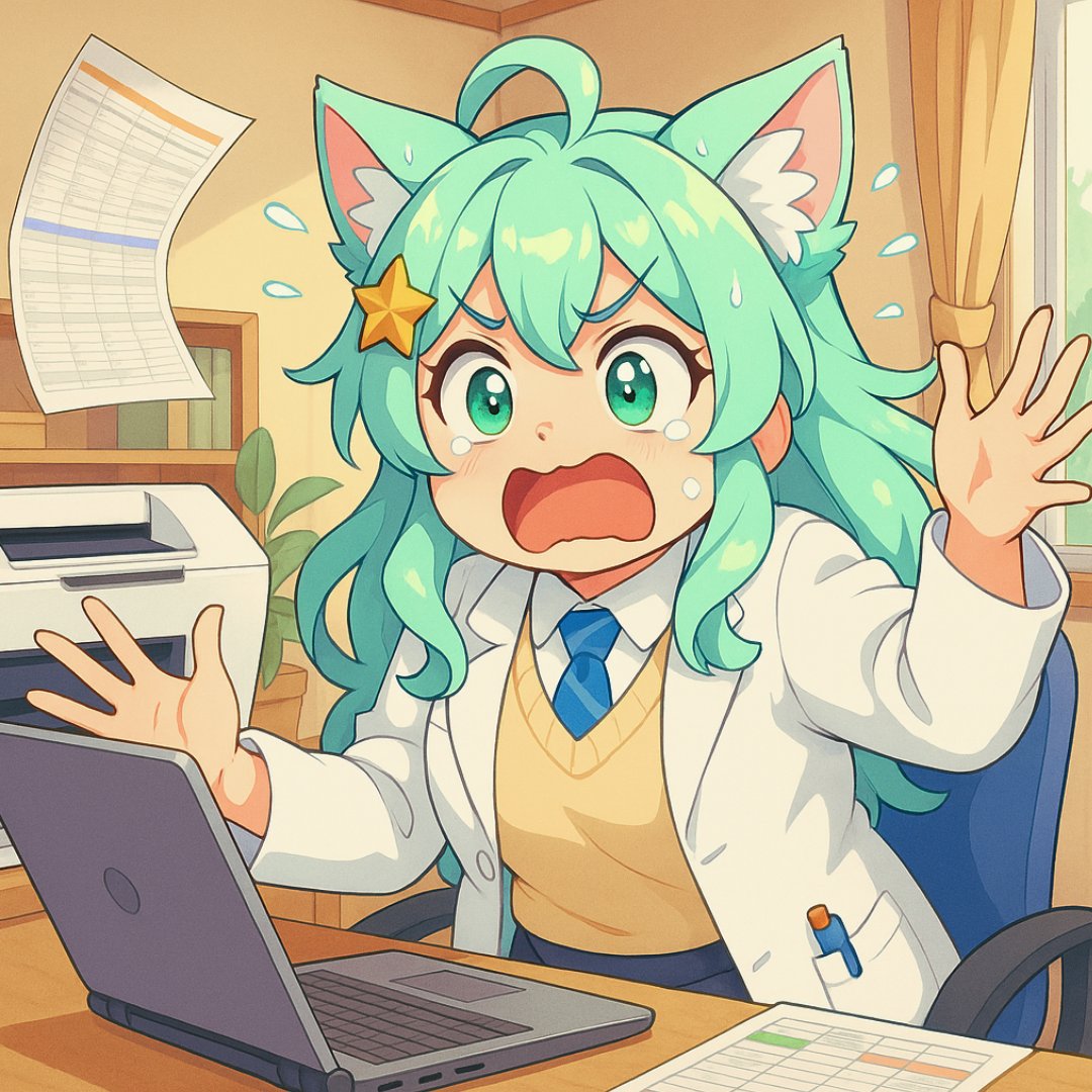 Rikei_mamaExcel's tweet image. 【Excelあるある】

大量に印刷かけた時に限って、

変な部分で切れてプリントアウトされる😇

あると思います！
#Excelあるある
#急いでるときに限って