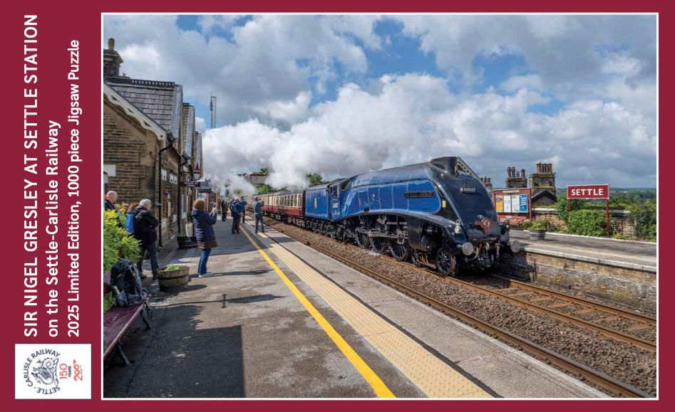 foscl's tweet image. To celebrate the 150th Anniversary of The Settle-Carlisle Railway we have produced our first ever bespoke jigsaw.
There is a limited supply of these jigsaws which are available NOW from our shops at Settle and Appleby stations and from our webshop foscl.org.uk