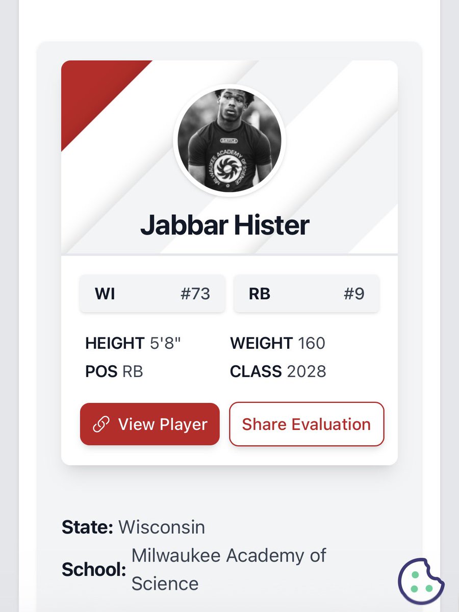 Jabbarhister1's tweet image. I wanna thank @MJ_NFLDraft for the ranking and write up I’m coming for that #1 spot but for now ima stay down and grind #AGTG @CoachRico15 @PrepRedzoneWI