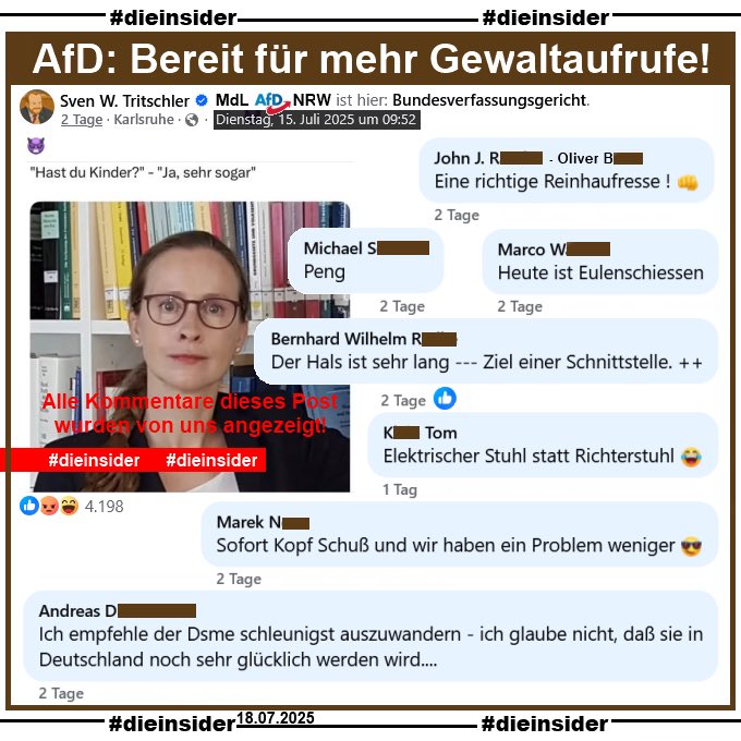 Die aktuelle beispiellose Hetzjagd gegen eine renommierte Staatsrechtlerin und Jura-Professorin, losgetreten durch die AfD und ihrer braunblauen Propagandaschleudern im Netz, zeigt die Bösartigkeit der AfD auf. Die AfD erleidet im Wahlausschuss des Bundestages für Richter für das