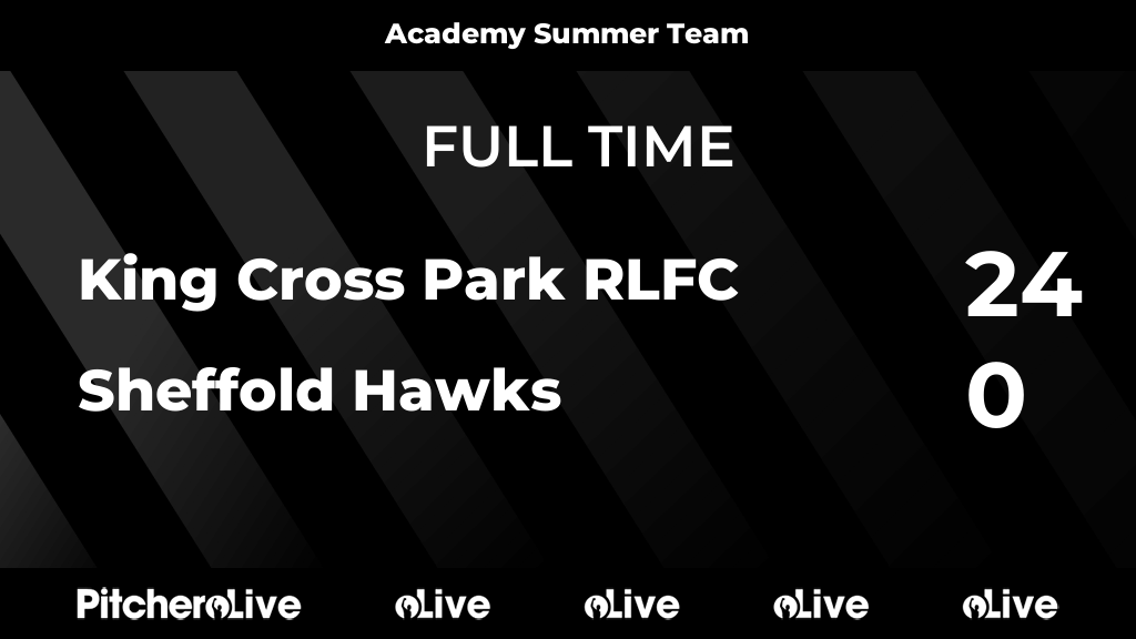FULL TIME: King Cross Park RLFC 24 - 0 Sheffold Hawks
#KINSHE #Pitchero
pitchero.com/clubs/kingcros…