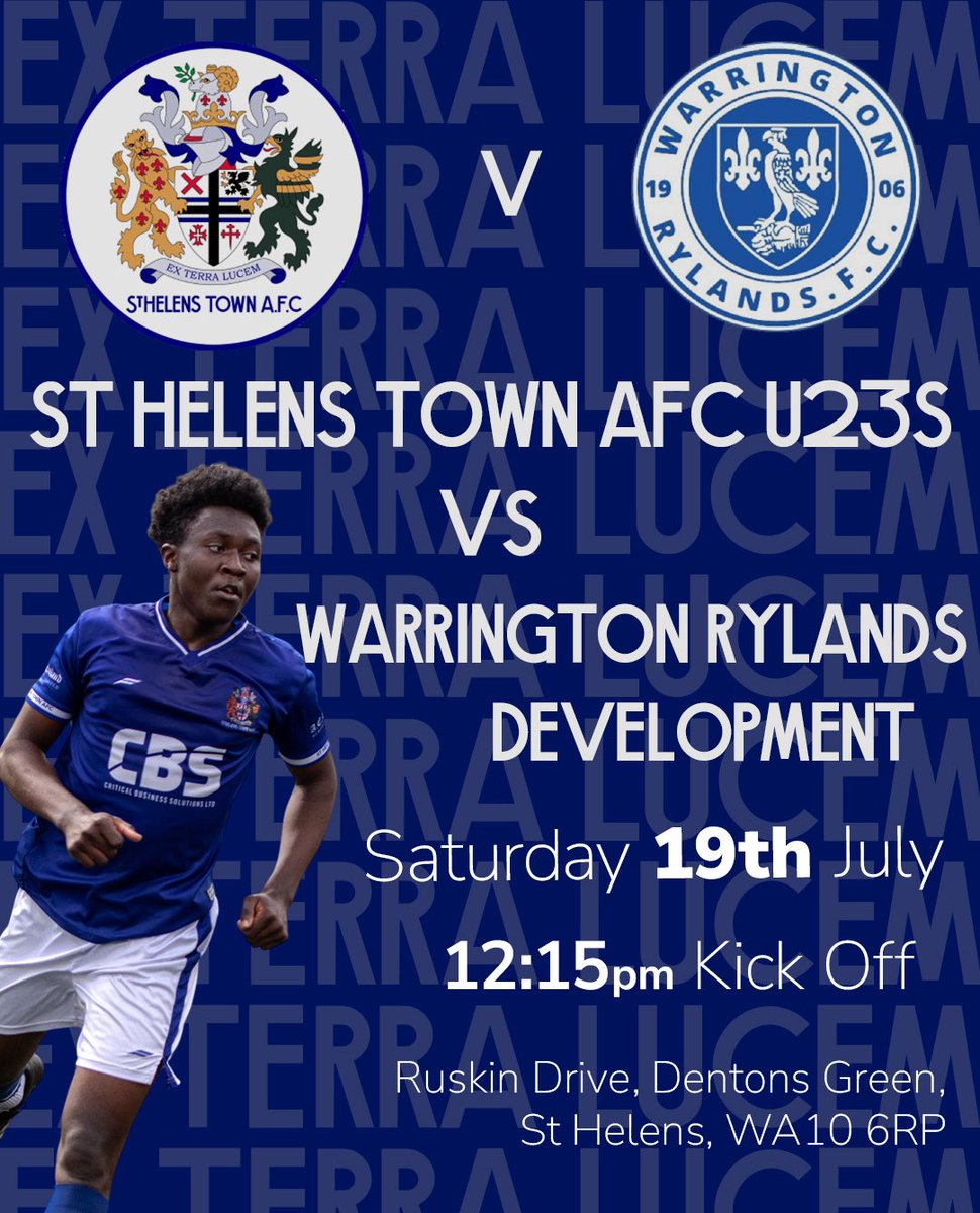 StHelensTownR's tweet image. Game day, fancy a pre season fix ?? We have 2 pre season fixtures today at Ruskin, our 23’s kick things off at 12.15pm before our first team @sthelenstownfc host @CreweFC