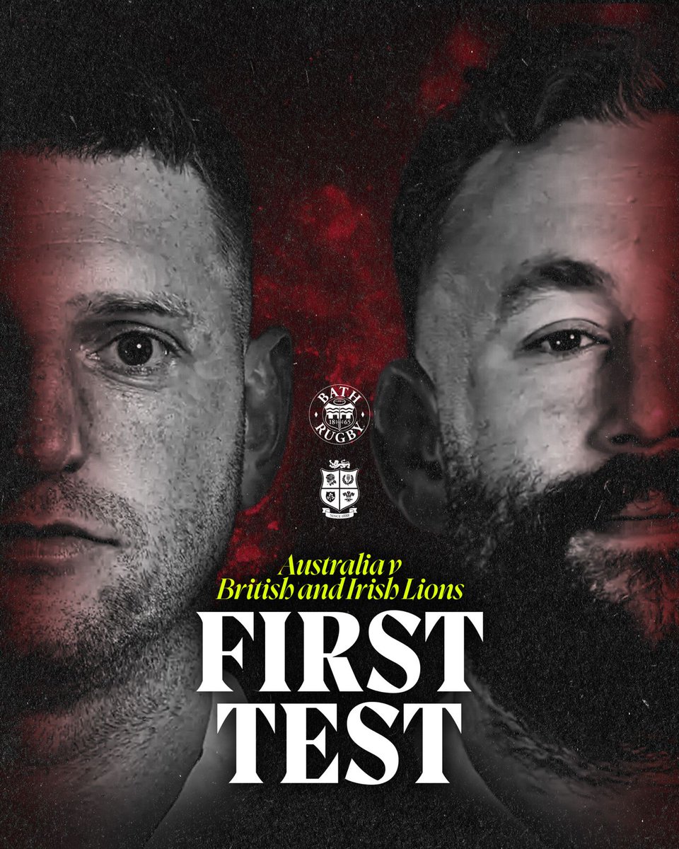 Bath Rugby (@bathrugby) on Twitter photo ๐๐ญ'๐ฌ ๐ก๐ฎ๐ง๐ญ๐ข๐ง๐ ๐ฌ๐๐๐ฌ๐จ๐ง ๐ฆ ๐ฆ
The British and Irish Lions officially kick-off their test series today, facing off against the Wallabies in Brisbane.
Best of luck to Bath Rugbyโs very own ๐
๐ข๐ง๐ง ๐๐ฎ๐ฌ๐ฌ๐๐ฅ๐ฅ and ๐๐ข๐ฅ๐ฅ ๐๐ญ๐ฎ๐๐ซ๐ญ who have both been named in ๐๐ญ'๐ฌ ๐ก๐ฎ๐ง๐ญ๐ข๐ง๐ ๐ฌ๐๐๐ฌ๐จ๐ง ๐ฆ ๐ฆ
The British and Irish Lions officially kick-off their test series today, facing off against the Wallabies in Brisbane.
Best of luck to Bath Rugbyโs very own ๐
๐ข๐ง๐ง ๐๐ฎ๐ฌ๐ฌ๐๐ฅ๐ฅ and ๐๐ข๐ฅ๐ฅ ๐๐ญ๐ฎ๐๐ซ๐ญ who have both been named in