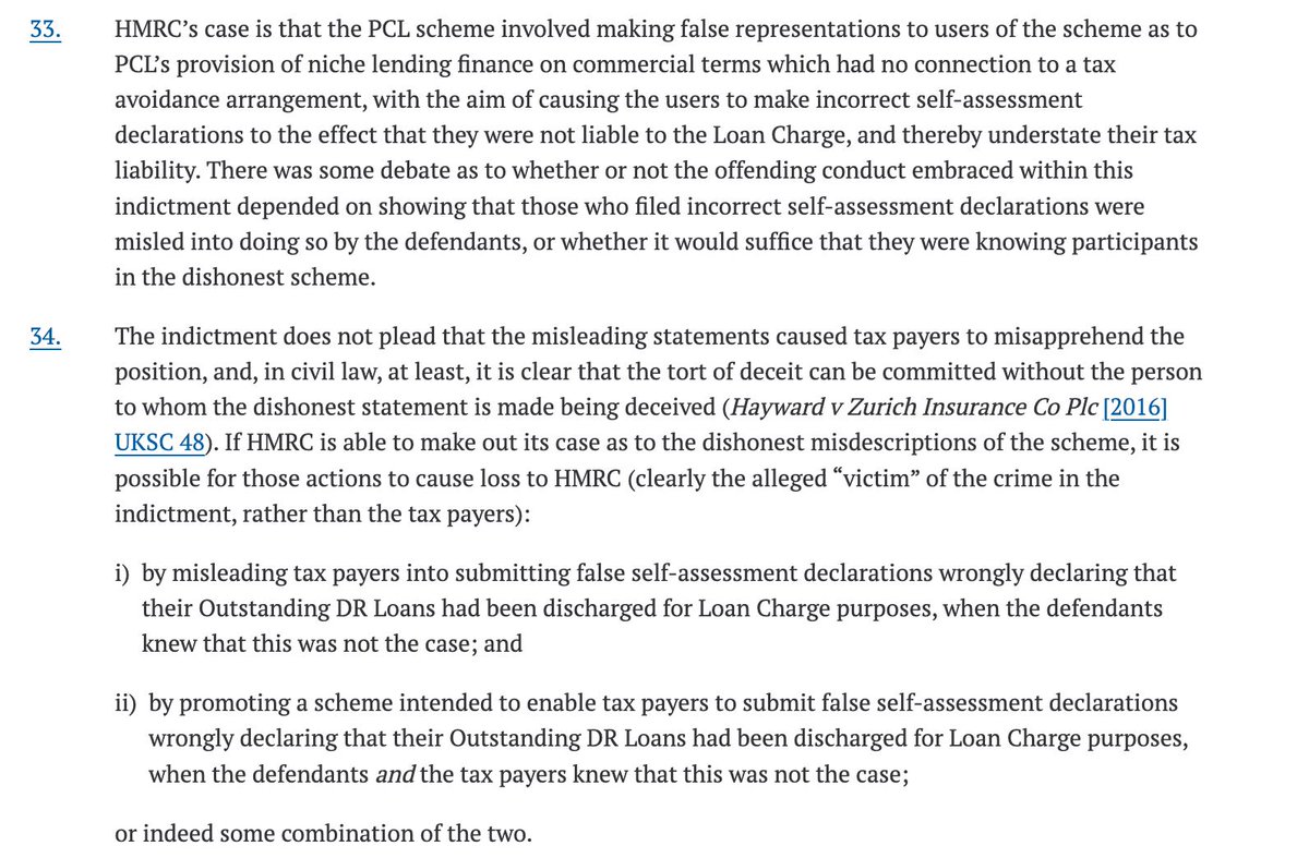 This is a big development. A *lot* of what's described by the press as tax avoidance is actually - in my view and that of most tax specialists - fraud. Because those involved *know* the schemes don't work. It's dressed up with veneer of legality. Legal advice is part of that