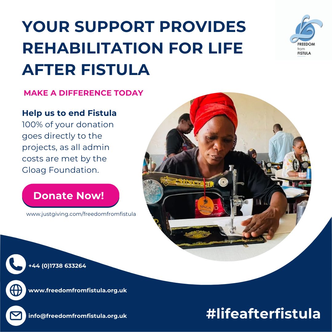 Rehabilitation is life-changing. We help women with fistula regain dignity and skills to thrive in their communities. You can be part of their journey: f.mtr.cool/awyzsqotqe

#EndFistula #lifeafterfistula