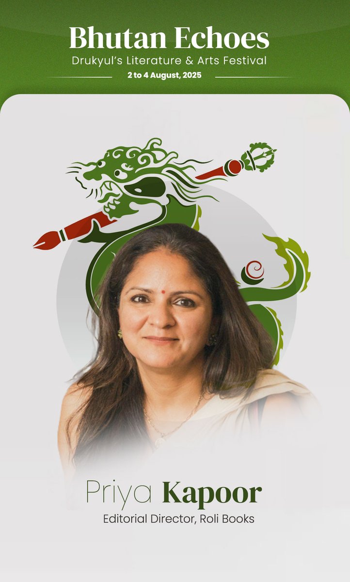 🎉 The wait is over! We are excited to announce some of the distinguished speakers and exciting sessions at #dlaf2025
Mark your calendar for 2-4 August 2025 and join us at the 14th edition of Bhutan Echoes.
#bhutan #art #literature #culture