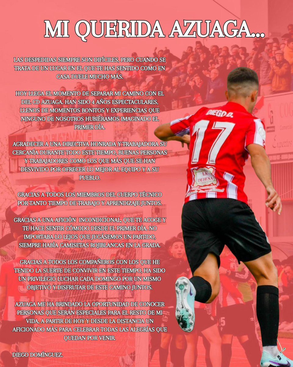 Eternamente agradecido <a href="/cdazuaga/">CD Azuaga</a> ❤️🤍