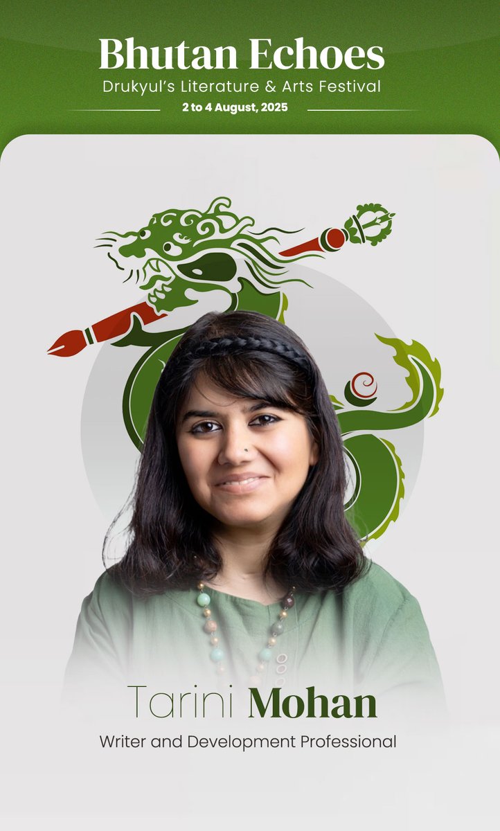 🎉 The wait is over! We are excited to announce some of the distinguished speakers and exciting sessions at #dlaf2025
Mark your calendar for 2-4 August 2025 and join us at the 14th edition of Bhutan Echoes.
#bhutan #art #literature #culture