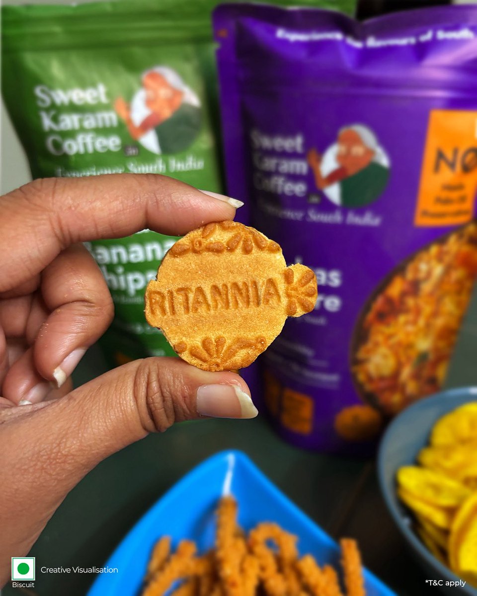 Britannia Milk Bikis (@milkbikisindia) on Twitter photo A match made in heaven- our favourite Bikis and our favourite Paati!
Chew out a Milk Bikis biscuit in the shape of the iconic Sweet Karam Coffee logo, and stand a chance to win exciting discounts. Post your attempt and tag <a href="/MilkBikisIndia/">Britannia Milk Bikis</a> and <a href="/SweetKaramCoffe/">Sweet Karam Coffee</a> to enter! A match made in heaven- our favourite Bikis and our favourite Paati!
Chew out a Milk Bikis biscuit in the shape of the iconic Sweet Karam Coffee logo, and stand a chance to win exciting discounts. Post your attempt and tag <a href="/MilkBikisIndia/">Britannia Milk Bikis</a> and <a href="/SweetKaramCoffe/">Sweet Karam Coffee</a> to enter!