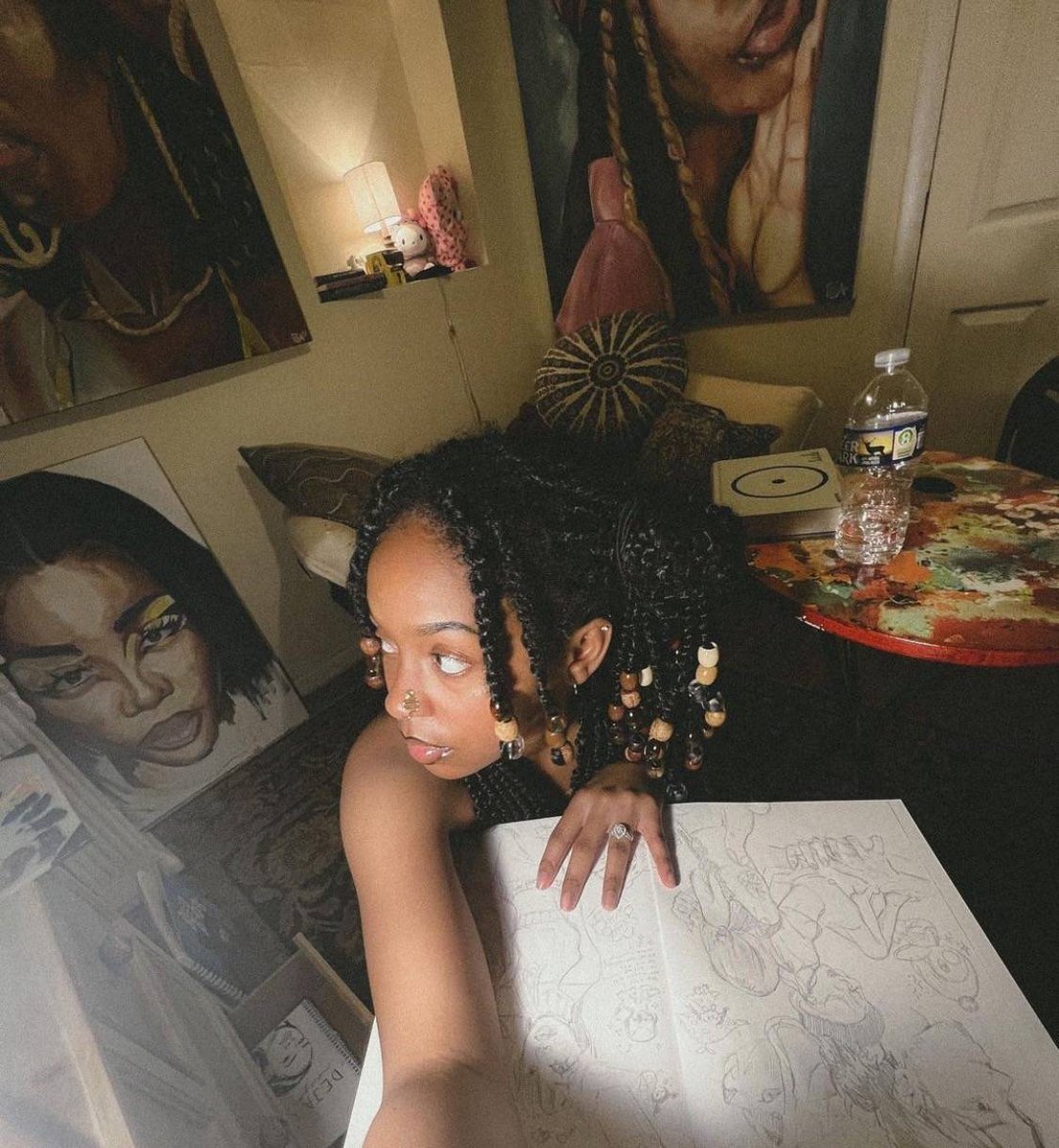 Art is not what you see, but what you make others see🎭💕