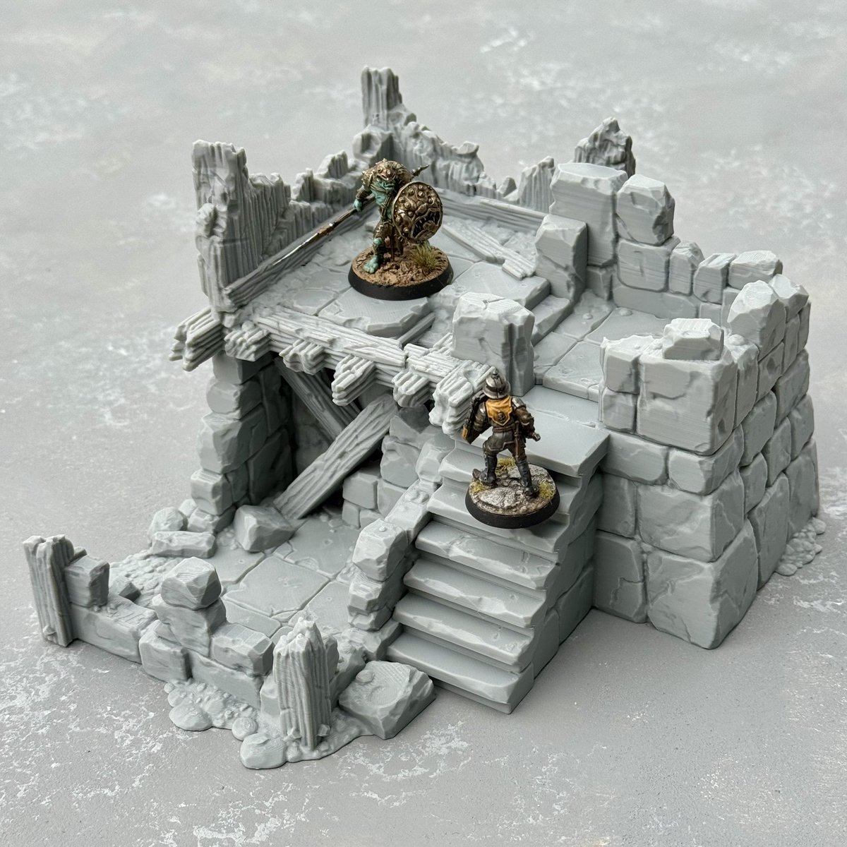Dark_Fantastic's tweet image. Added the lower floor to the Ruined Manor - prefer it having the same footprint as the regular one. Now I need to update all of yesterdays pictures 🤦♂️