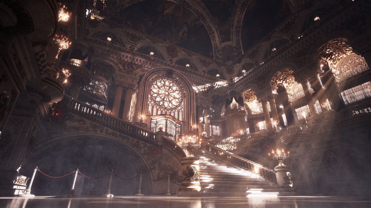 【WHO'S NEXT？】
背景・プロップ部門 4位：『純然たる高尚』
40点： 安藤淳さん（個人）

16~18世紀に使用されたバロック建築を参考に制作。

▼配信はこちら 
cgworld.jp/special/jam/se…