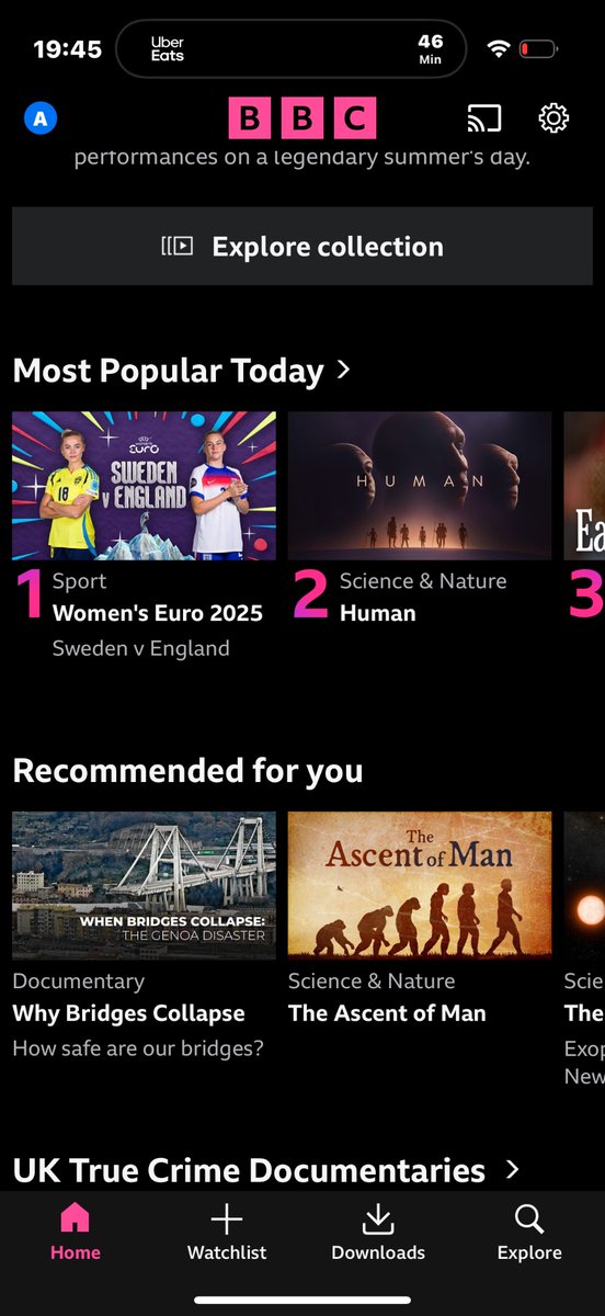 HUMAN is number 2 on BBC iPlayer. Let’s get it to number 1. It’s raining across much of the UK today, we have been getting wonderful reviews including a 5 star on the front page of the Guardian and hey… it’s our story and it’s a remarkable one.