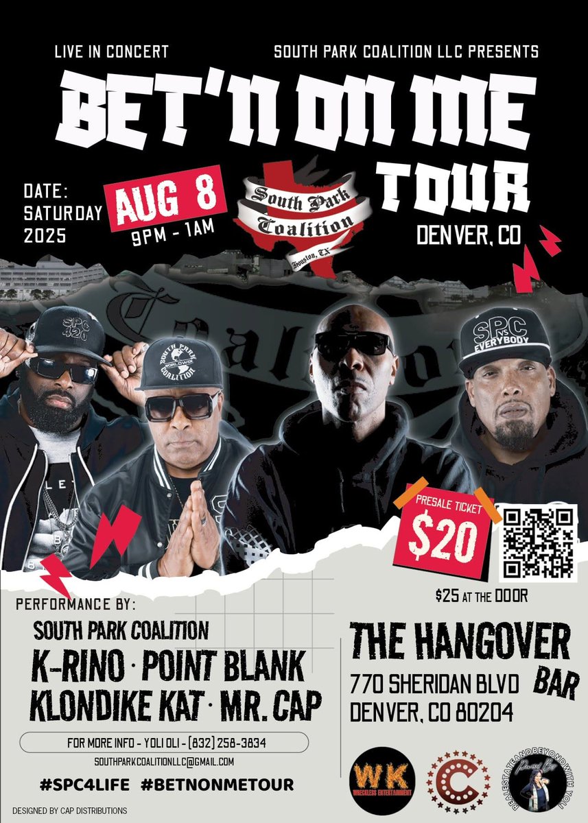 TheRealKRino's tweet image. come us in Denver,Co. Aug 8th..We&apos;ll be performing live