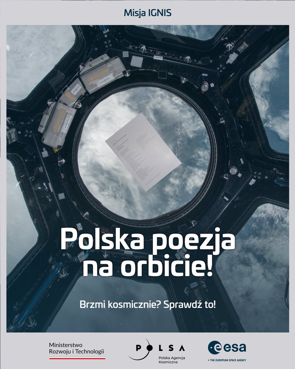MRiTGOVPL's tweet image. 🖋️W przestrzeni kosmicznej znalazło się miejsce również dla noblowskiej literatury. Dzięki uprzejmości Fundacji Wisławy Szymborskiej, na pokład ISS trafiły dwa wiersze poetki: „Radość pisania” i „Sto pociech”.
Wisława Szymborska – mistrzyni słowa, obserwatorka codzienności,…