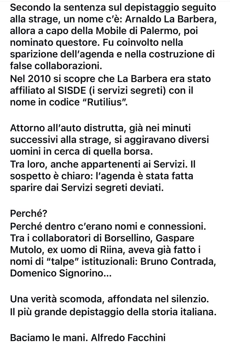 streetcnina's tweet image. UN’AGENDA ROSSA SANGUE
«Ho capito tutto», ripeteva Borsellino ai pochi collaboratori di cui si fidava, negli ultimi giorni della sua vita.
#PaoloBorsellino