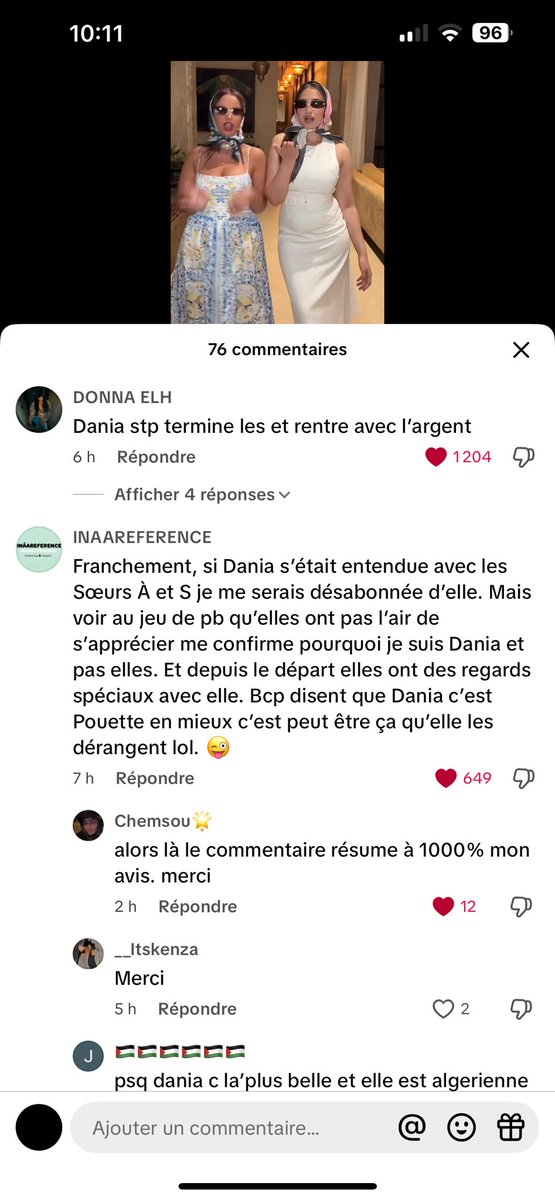 ma_sel_22's tweet photo. Rien à ajouter #daniamonmari #soukainatwosisters #souksquad #camelia92 #saliha https://t.co/vzAnSHh0Cf