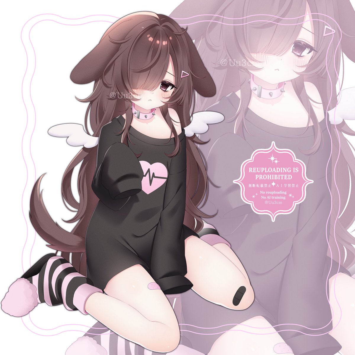 Uu3cm's tweet image. commission 🖤🩷 ai use prohibited #Skeb