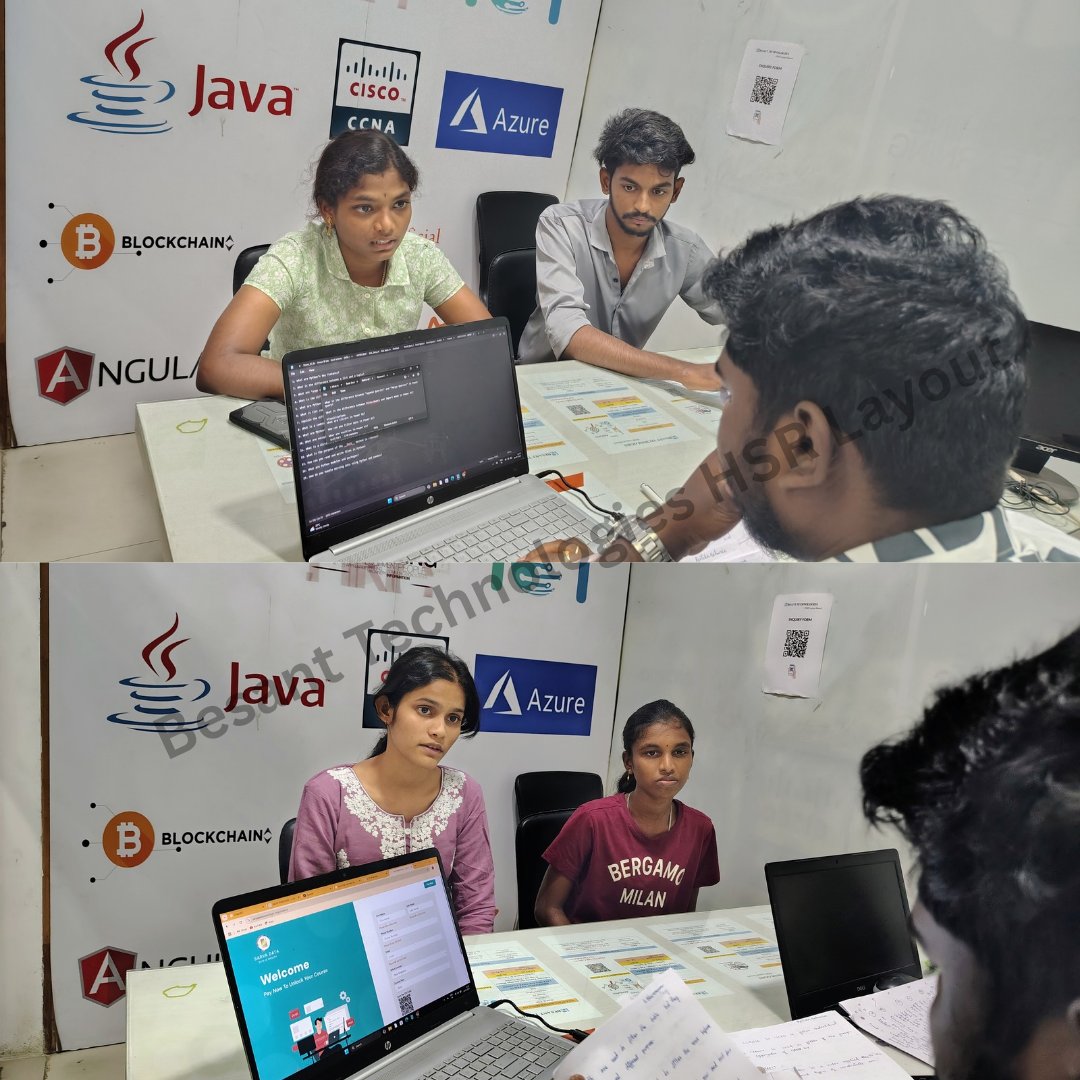 besantHsrLayout's tweet photo. MOCK TEST PREPARATION FOR COURSE COMPLETE STUDENTS 🧑🏻‍💻

#besanttechnologieshsrlayoutplacement

#besanttechnologies_hsr

We Offer 💯 Job Guarantee Courses

For more information call us on:
Kindly Contact us 📞 Manikandan +918939854591

🌎 https://t.co/Yin8nK0hQ7

#interview #Jobs https://t.co/bMv9By93Ok