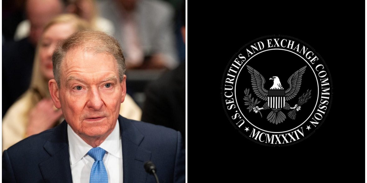 crypto__me's tweet image. 🇺🇸 NOW: SEC Chair Paul Atkins says the SEC is considering an innovation exception from regulations to promote tokenization, following the House passage of landmark stablecoin legislation.