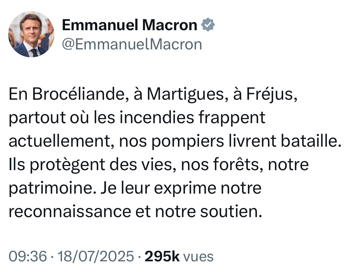 PanettonePazzo's tweet image. 4 Canadairs avaient été promis par tes soins en 2022.
Les 2 premiers n’arriveront pas avant 2028.
Ton gouvernement Attal a supprimé les crédits pour les 2 derniers.
Ces hectares calcinés c’est aussi ton joli bilan